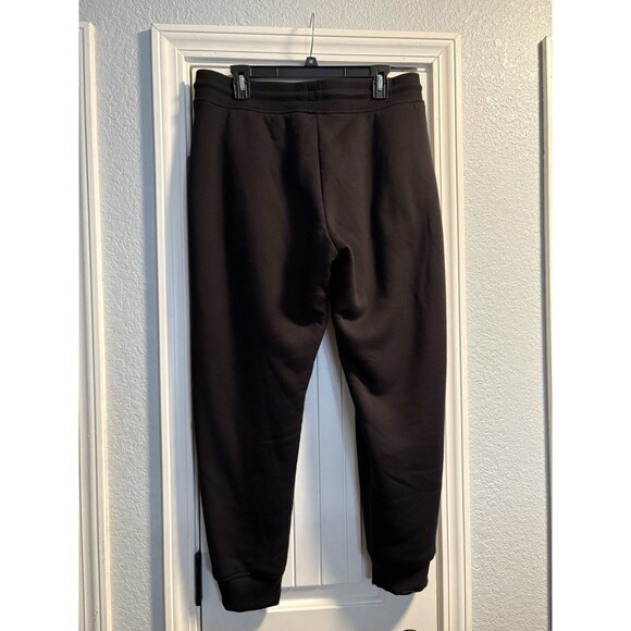 Member's Mark Sherpa Lined Jogger Pants Womens Large Black Cozy Lounge - Picture 3 of 4